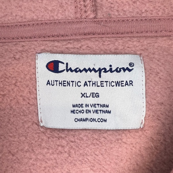 2/20 EUC Champion Dusty Rose Hoodie w/ Silver cuffs - Picture 3 of 5